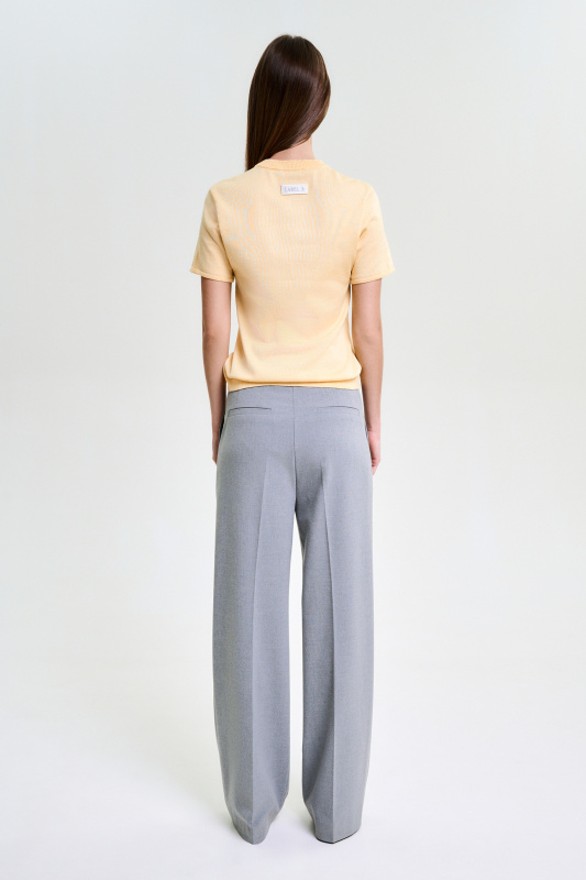 Футболка вязаная LIGHT YELLOW Футболка вязаная LIGHT YELLOW